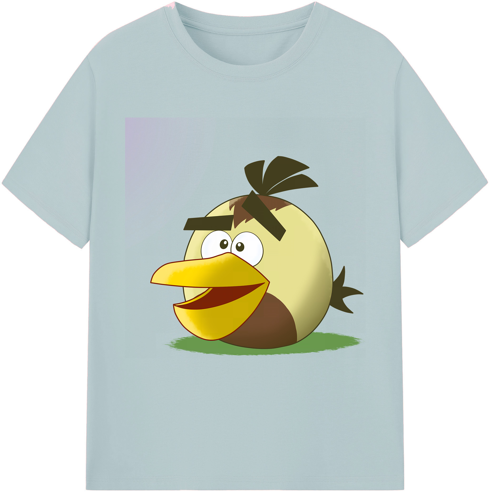 （画像用） Angry Birds アングリーバード 綿100％半袖Tシャツ（フロントプリント）